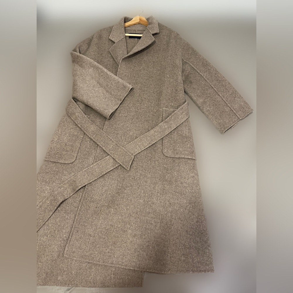 Kindersalmon belted coat